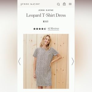 Jenni Kayne leopard print shirt dress